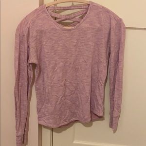 athleta lavender long sleeve